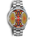 aboriginal-watch-kangaroo-painting-indigenous-patterns-silver-watch