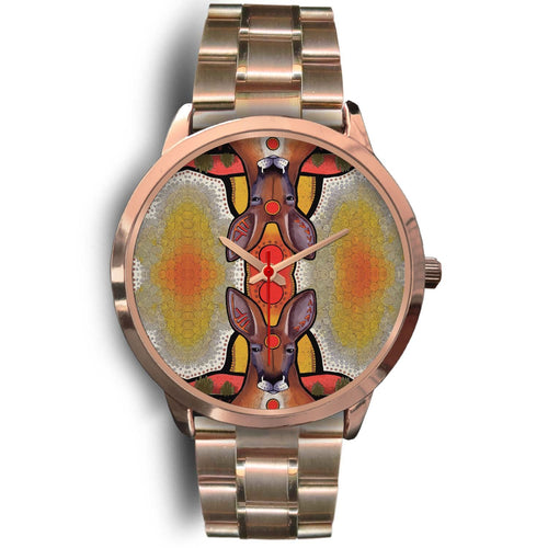 aboriginal-watch-kangaroo-painting-indigenous-patterns-rose-gold-watch