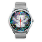 watch-koala-silver-watch-meditating-color-art-ver01