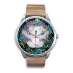 watch-koala-silver-watch-meditating-color-art-ver01