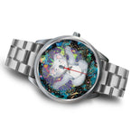 watch-koala-silver-watch-meditating-color-art-ver01