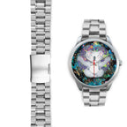 watch-koala-silver-watch-meditating-color-art-ver01