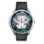 watch-koala-silver-watch-meditating-color-art-ver01