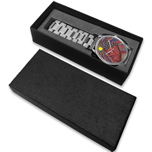 aboriginal-watch-koala-patterns-painting-sun-indigenous-silver-watch