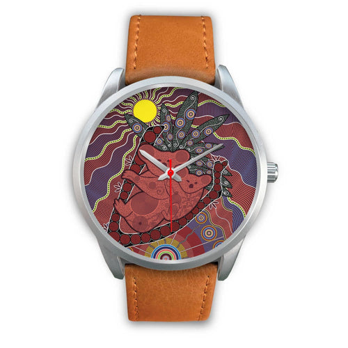 aboriginal-watch-koala-patterns-painting-sun-indigenous-silver-watch