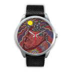 aboriginal-watch-koala-patterns-painting-sun-indigenous-silver-watch