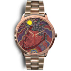 aboriginal-watch-koala-patterns-painting-sun-indigenous-rose-gold-watch