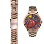 aboriginal-watch-koala-patterns-painting-sun-indigenous-rose-gold-watch