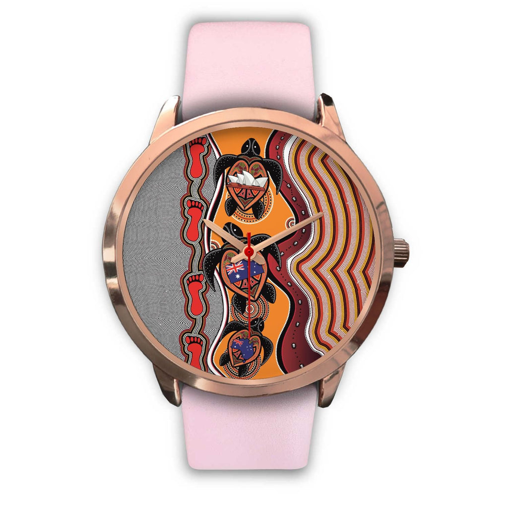 aboriginal-watch-turtle-aus-flag-sydney-opera-rose-gold-watch