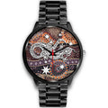 aboriginal-black-watch-lizard-watch-indigenous-dot-painting