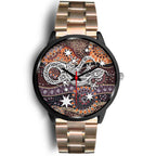 aboriginal-black-watch-lizard-watch-indigenous-dot-painting