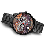aboriginal-black-watch-lizard-watch-indigenous-dot-painting