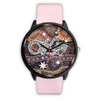 aboriginal-black-watch-lizard-watch-indigenous-dot-painting