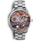 aboriginal-silver-watch-lizard-watch-indigenous-dot-painting