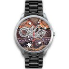 aboriginal-silver-watch-lizard-watch-indigenous-dot-painting