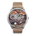 aboriginal-silver-watch-lizard-watch-indigenous-dot-painting