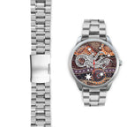 aboriginal-silver-watch-lizard-watch-indigenous-dot-painting