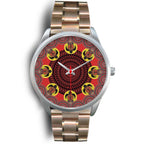 aboriginal-watch-turtle-indigenous-dot-painting-silver-watch-1