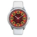 aboriginal-watch-turtle-indigenous-dot-painting-silver-watch-1