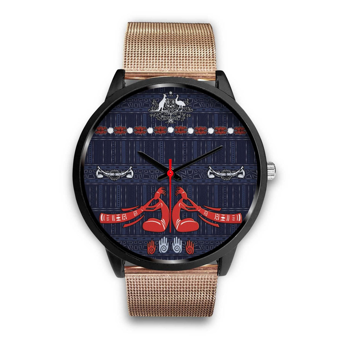 black-watch-australian-didgeridoo-watch-australian-coat-of-arms-unisex