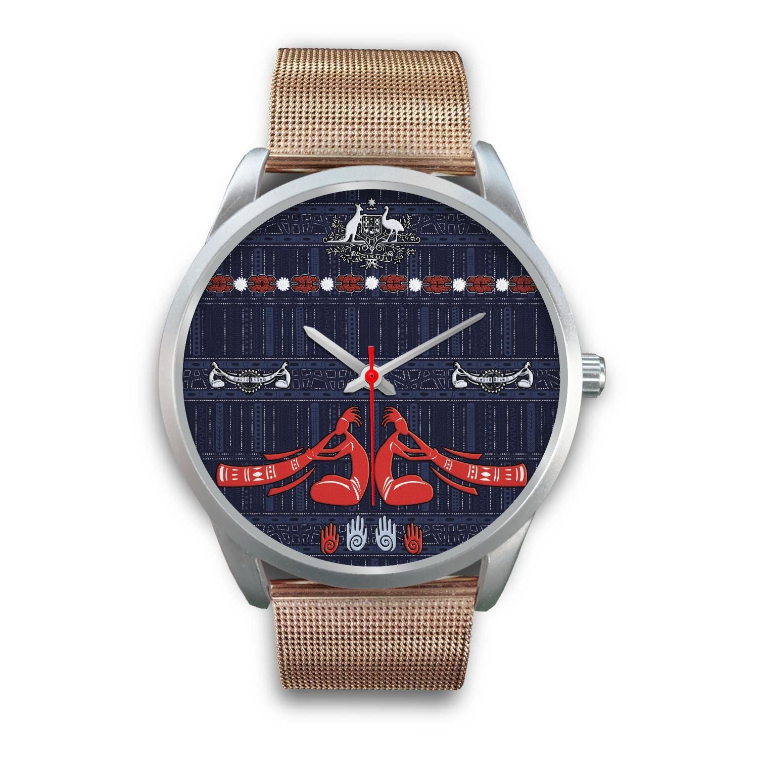 silver-watch-didgeridoo-australia-watch-australian-coat-of-arms-unisex-1