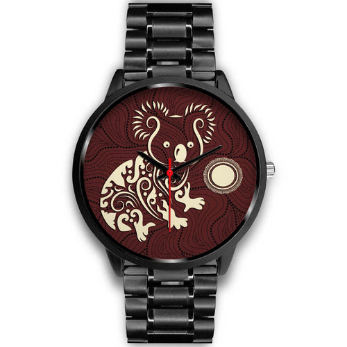 aboriginal-watch-koala-patterns-treasure-black-watch