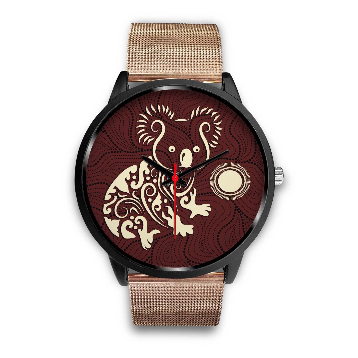 aboriginal-watch-koala-patterns-treasure-black-watch