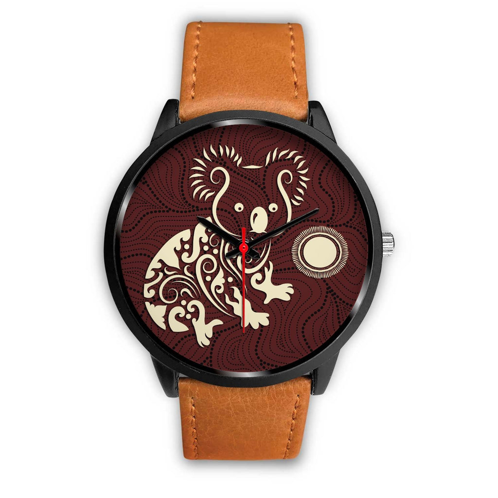 aboriginal-watch-koala-patterns-treasure-black-watch