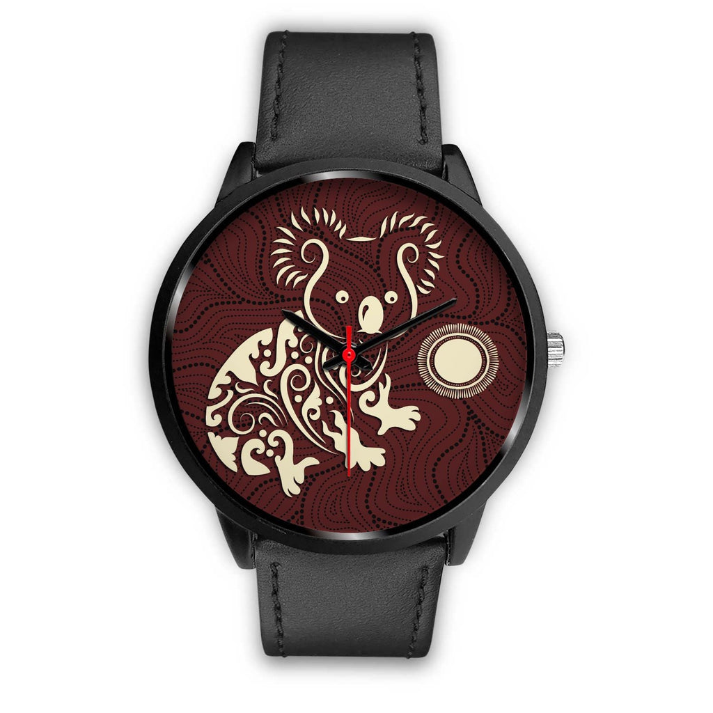 aboriginal-watch-koala-patterns-treasure-black-watch
