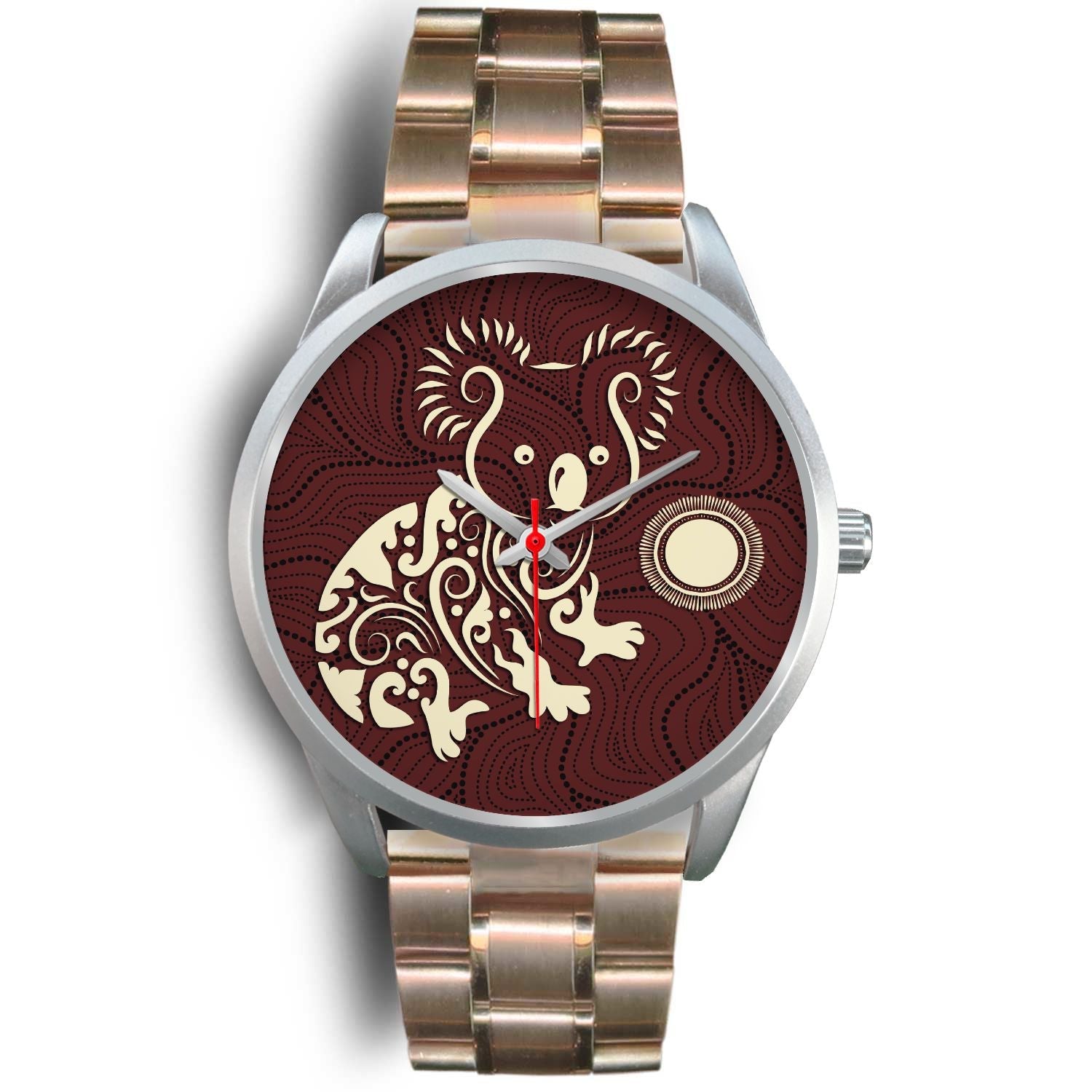 aboriginal-watch-koala-patterns-treasure-silver-watch