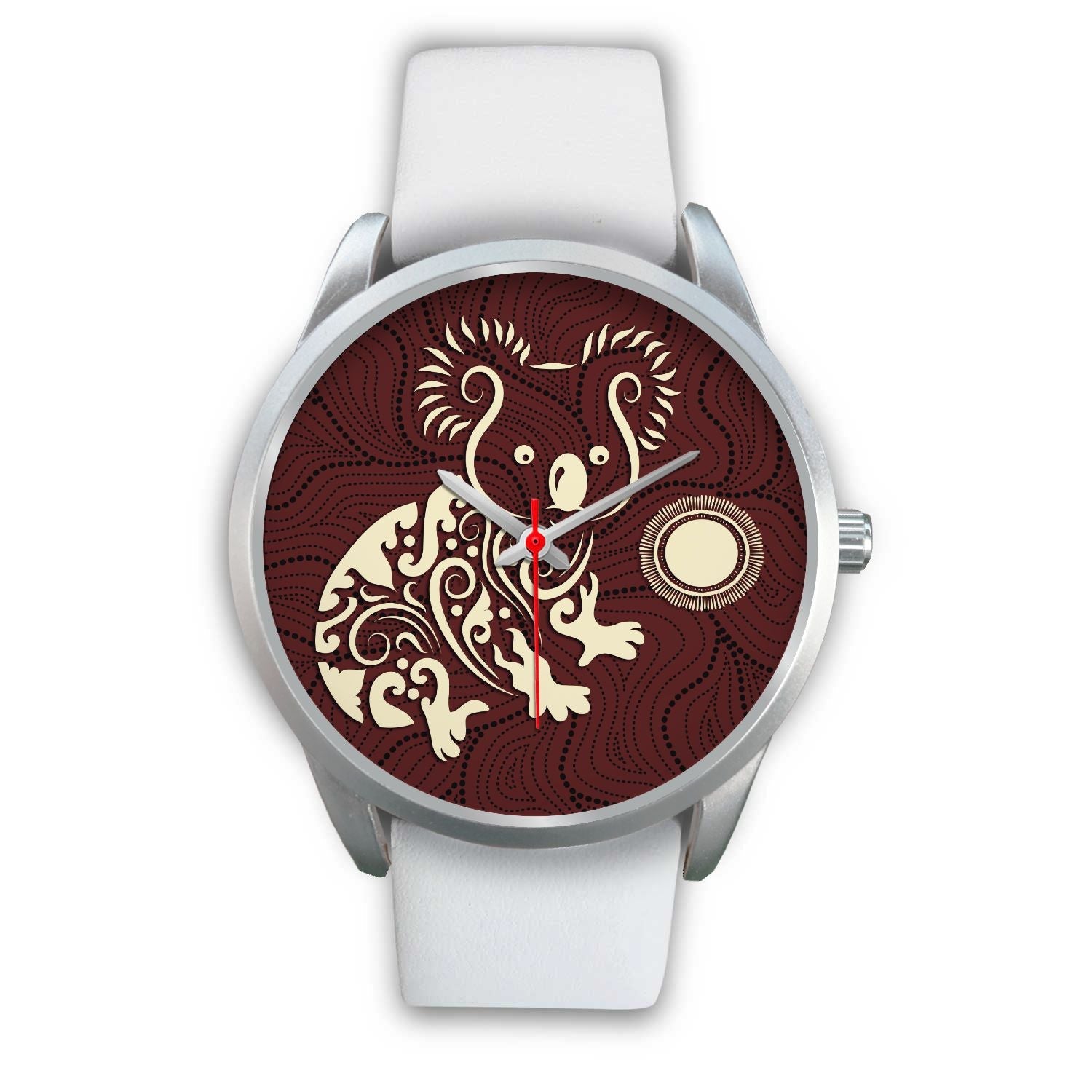 aboriginal-watch-koala-patterns-treasure-silver-watch