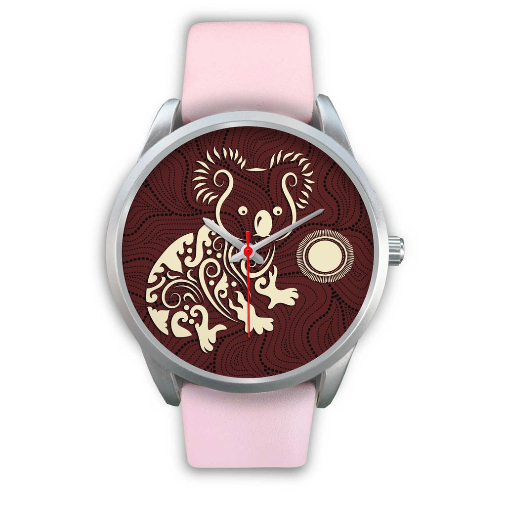 aboriginal-watch-koala-patterns-treasure-silver-watch