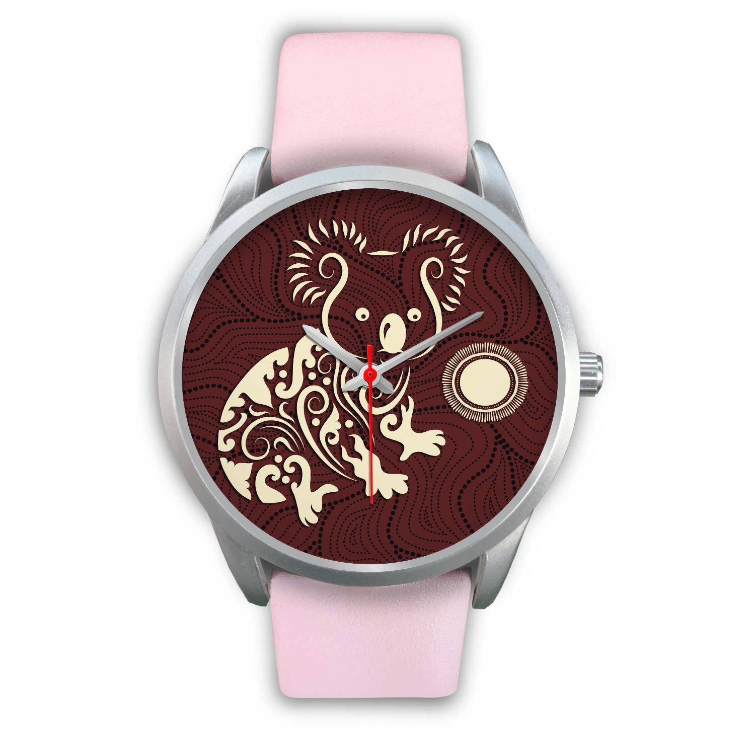 aboriginal-watch-koala-patterns-treasure-silver-watch
