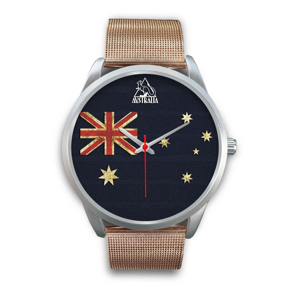silver-watch-aus-flag-watch-vintage-kangaroo-symbol-unisex