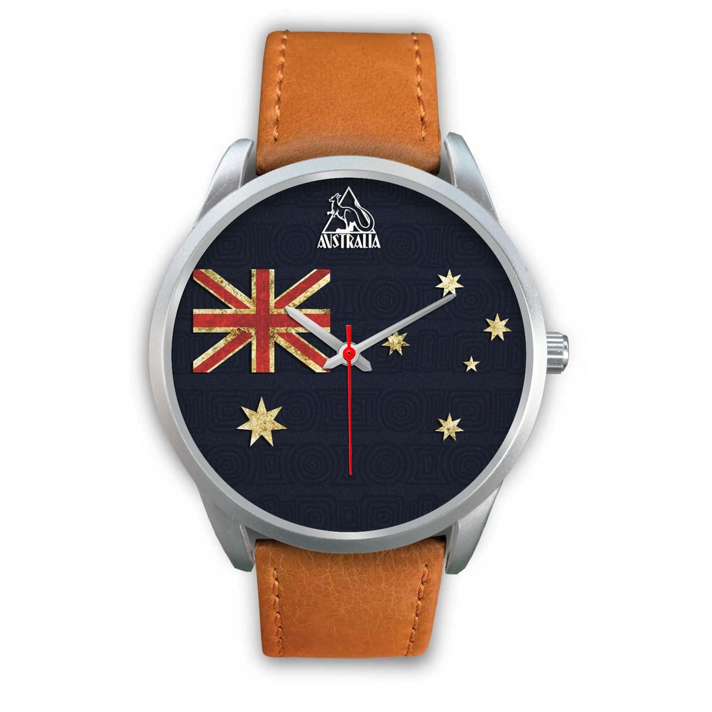 silver-watch-aus-flag-watch-vintage-kangaroo-symbol-unisex