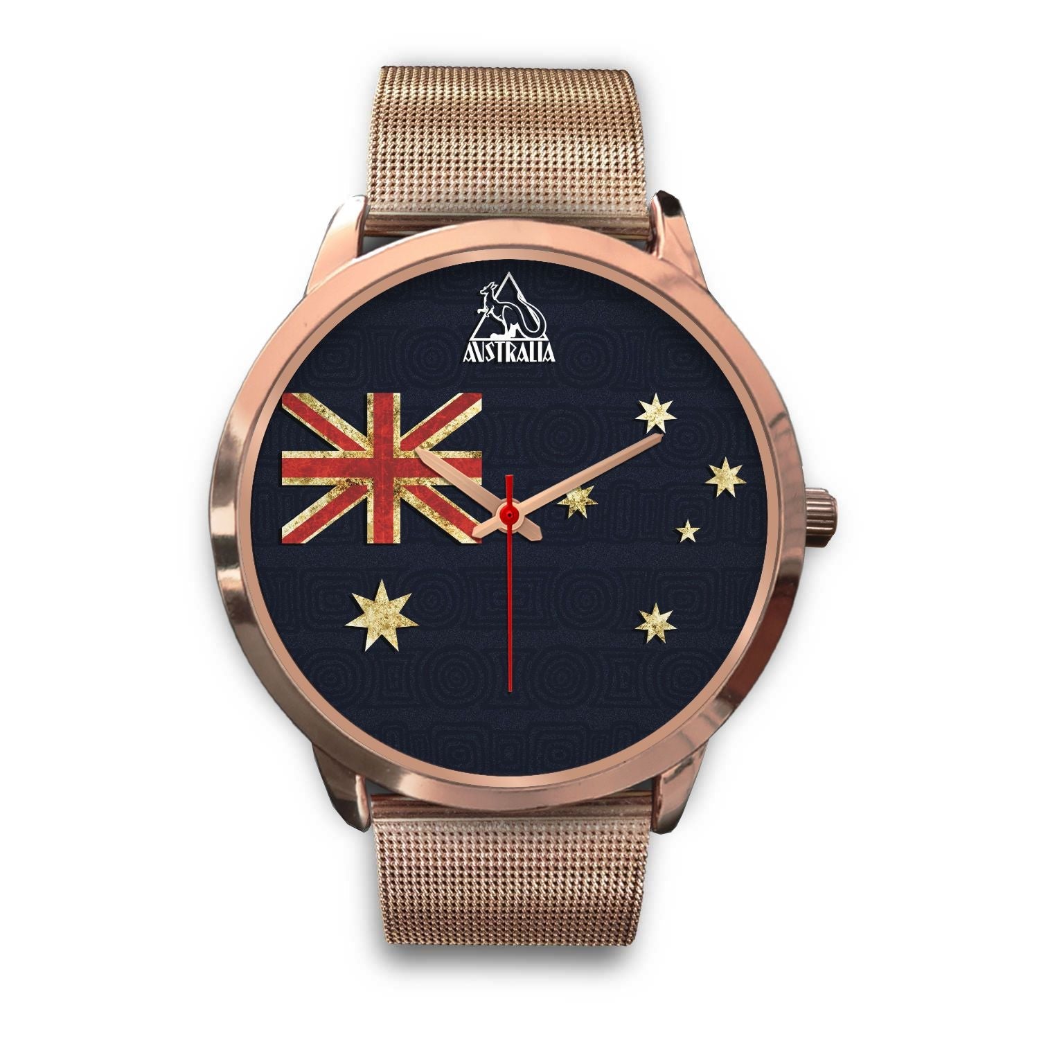 rose-gold-watch-aus-flag-watch-vintage-kangaroo-symbol-unisex