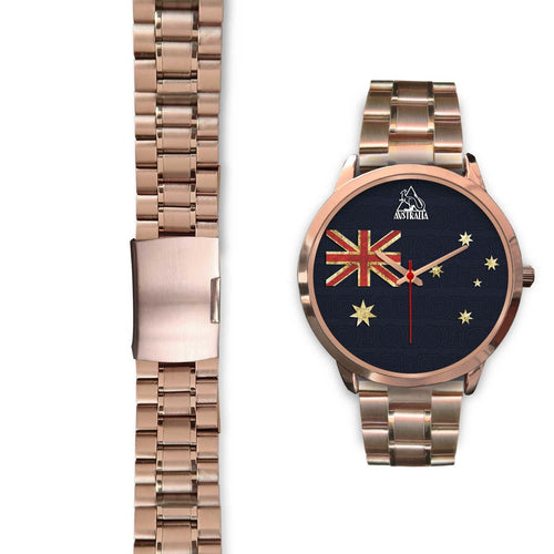 rose-gold-watch-aus-flag-watch-vintage-kangaroo-symbol-unisex