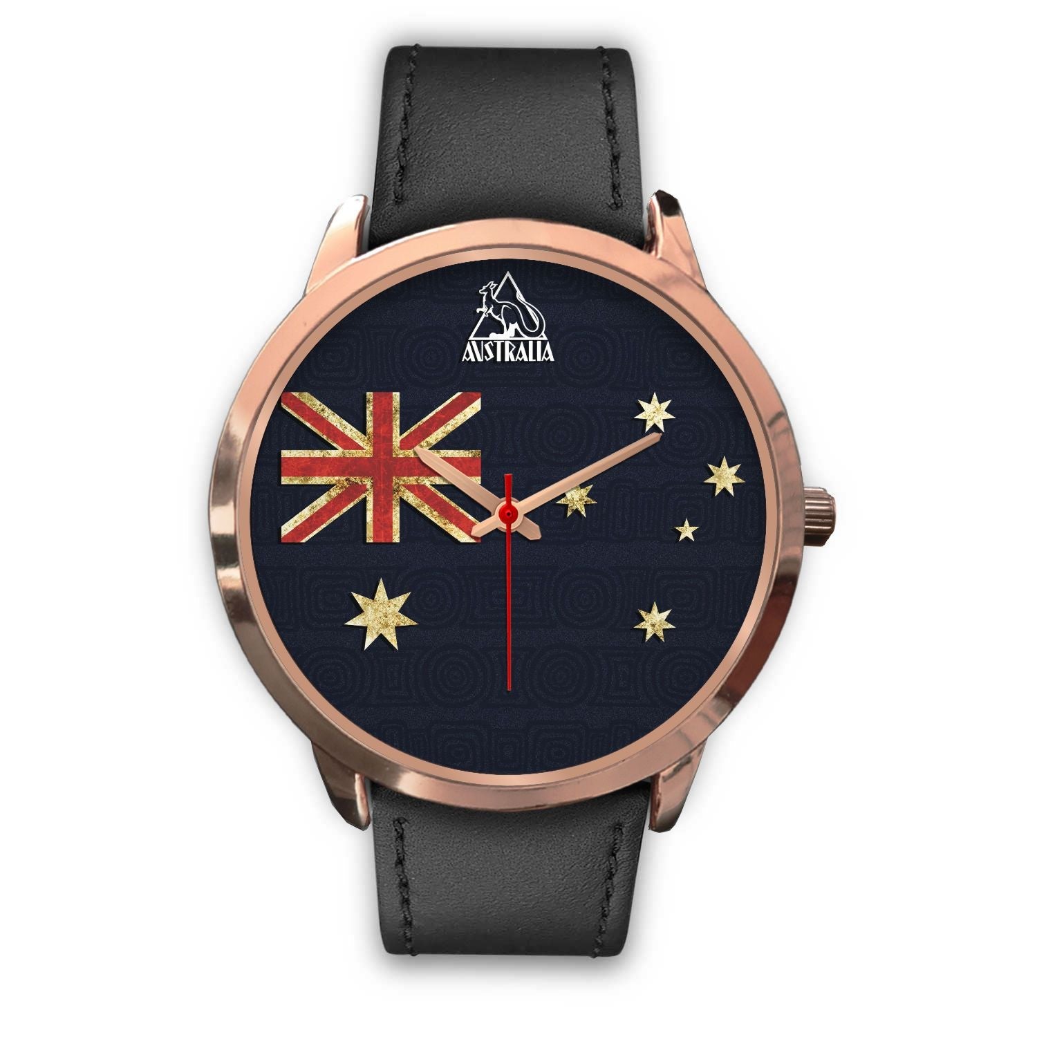 rose-gold-watch-aus-flag-watch-vintage-kangaroo-symbol-unisex