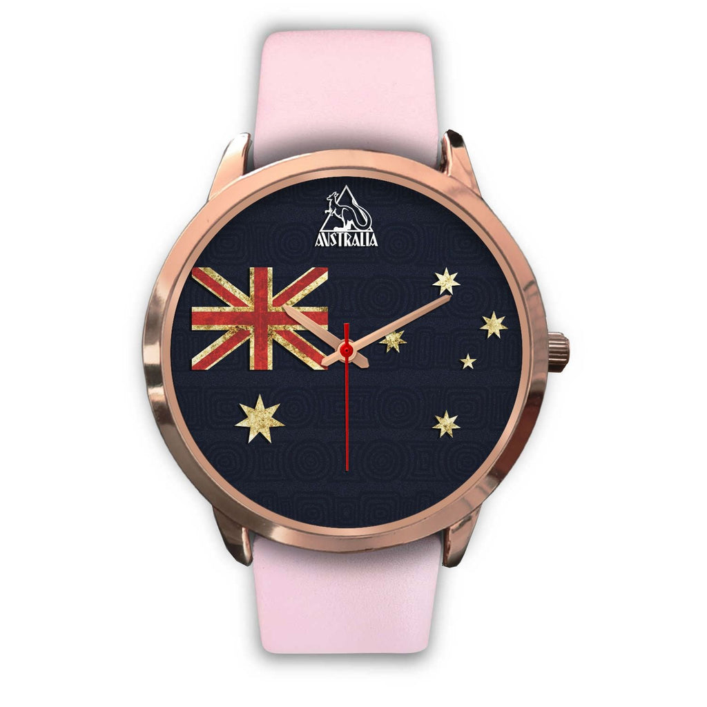 rose-gold-watch-aus-flag-watch-vintage-kangaroo-symbol-unisex