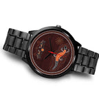 aboriginal-watch-lizard-watch-kangaroo-patterns-black-watch