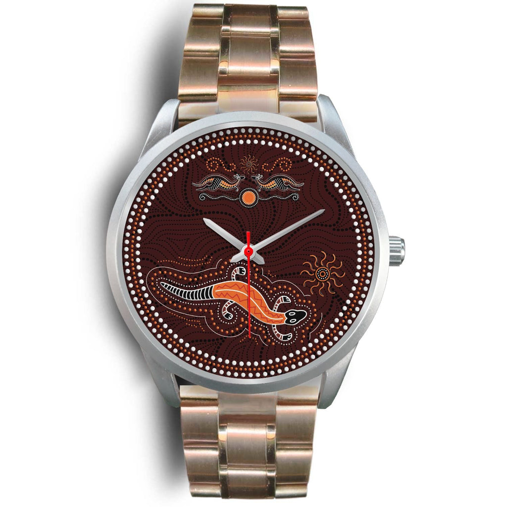 aboriginal-watch-lizard-watch-kangaroo-patterns-silver-watch