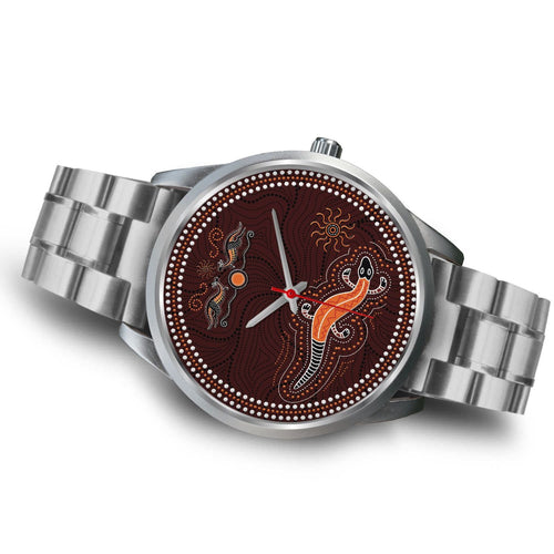aboriginal-watch-lizard-watch-kangaroo-patterns-silver-watch