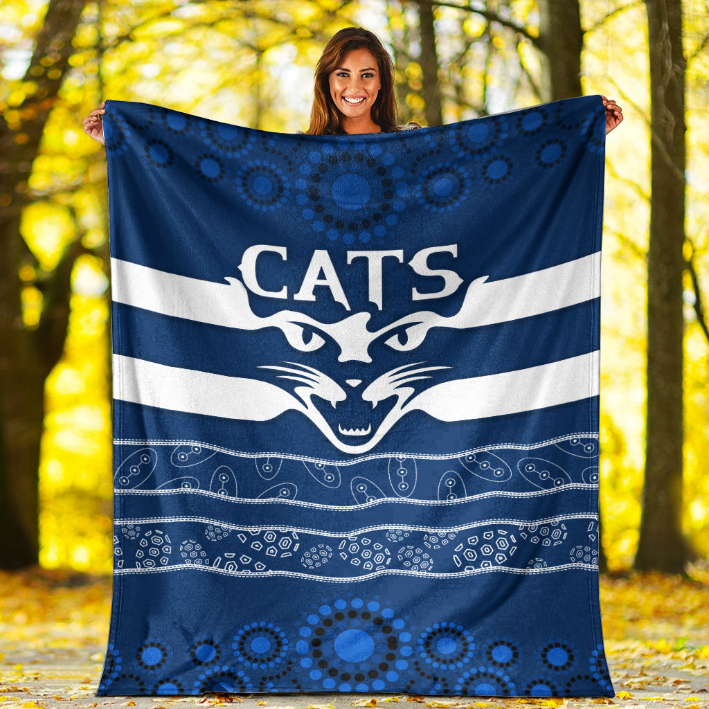 cats-indigenous-premium-blanket-football-geelong