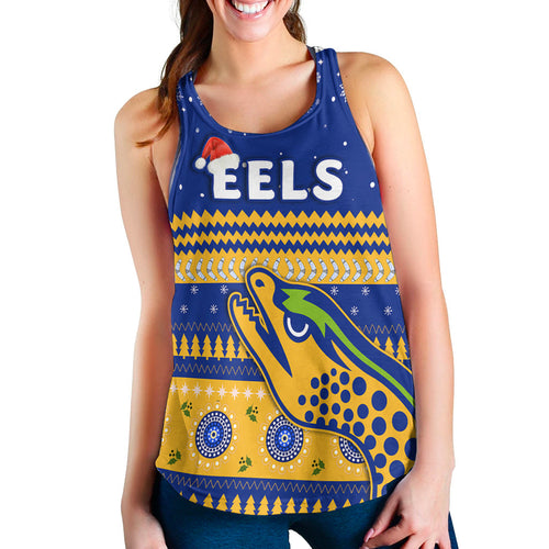 eels-unique-women-racerback-tank-merry-christmas-parramatta