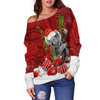 australia-koala-aboriginal-off-shoulder-sweater-merry-christmas