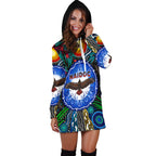 NAIDOC 2021 Hoodie Dress Heal Country LT13 - Vibe Hoodie