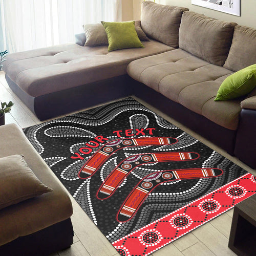 custom-personalised-aboriginal-boomerang-area-rug-kangaroo-australia