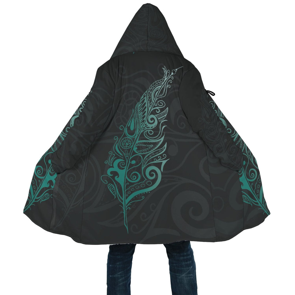 light-silver-fern-new-zealand-cloak-turquoise