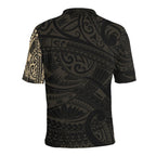 maori-tattoo-style-golden-polo-t-shirt