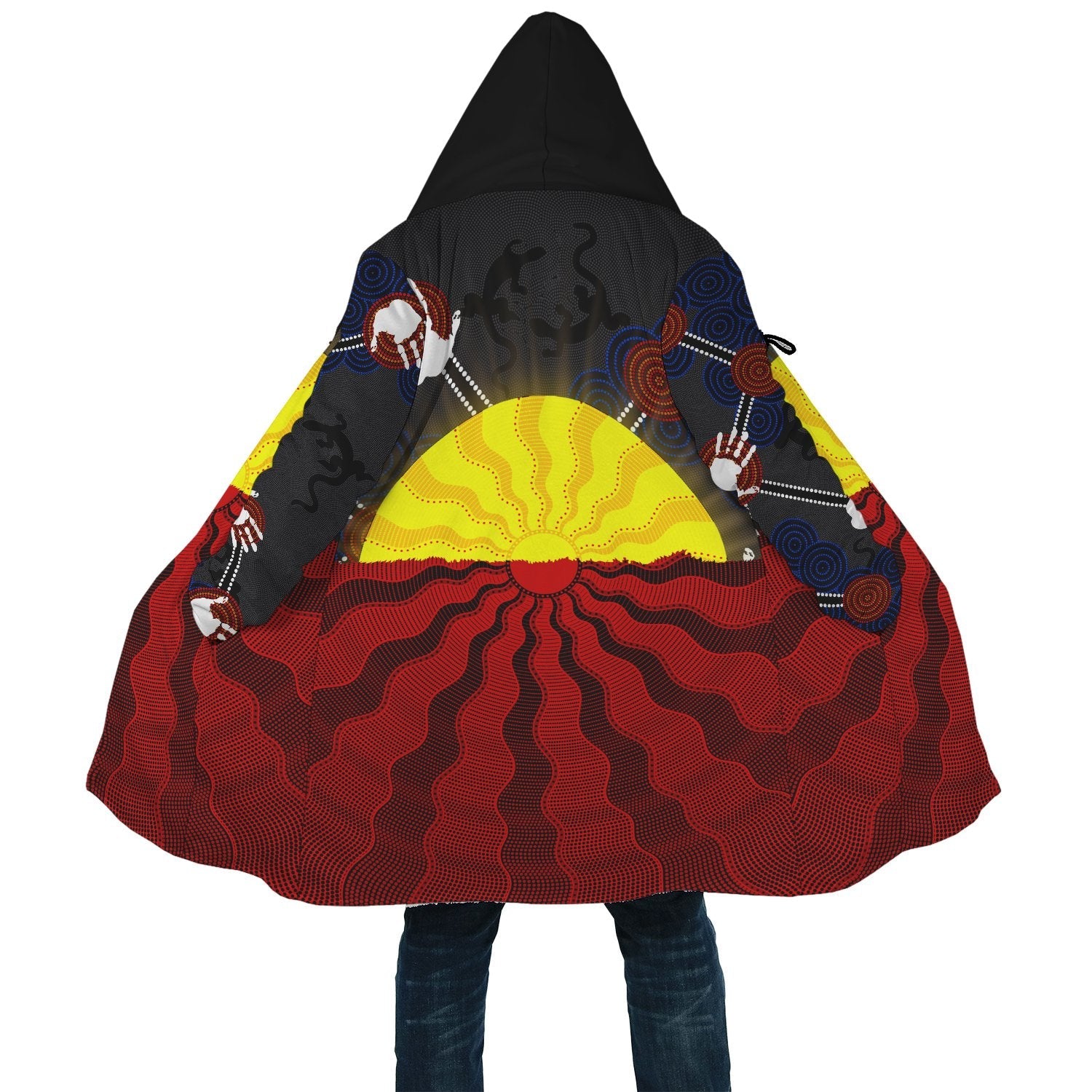aboriginal-cloak-aboriginal-lives-matter-flag-sun-dot-painting
